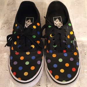 Vans polka dot women's sneakers size 7.5